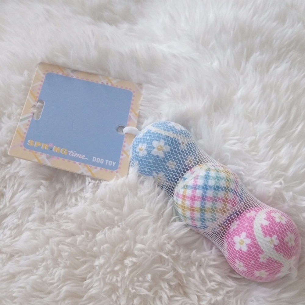 Springtime dog toy
